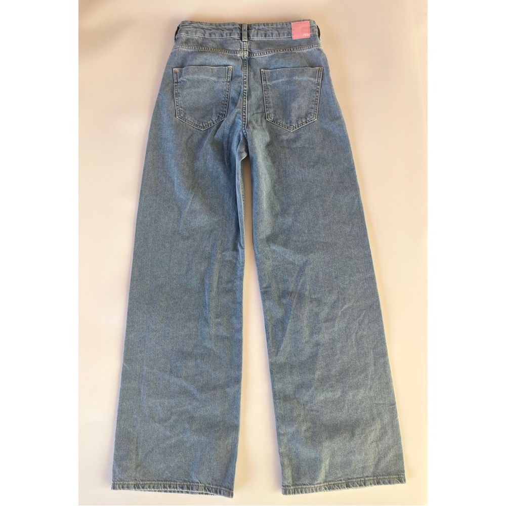 Zara Wide Leg Light Wash Jeans